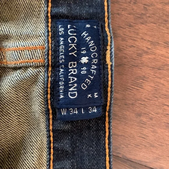 Lucky Brand Dark Blue Straight-Leg Jeans - Picture 4 of 7